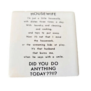Housewife Refrigerator Magnet Funny 2 1/4" x 2 1/4"